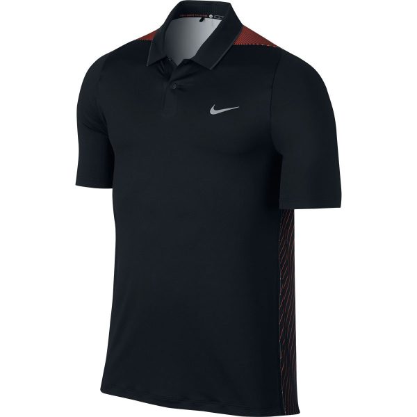 Nike Men s Black TW Velocity Max Glow Framing Polo on Sale