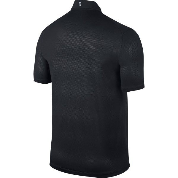 Nike Men s Black TW Seasonal Emboss Polo For Sale - Image 2