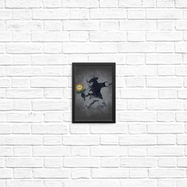 Banksy Flower - Posters & Prints Online now - Image 2