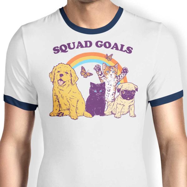 Pet Squad Goals - Ringer T-Shirt on Sale